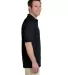 Jerzees 437M Jersey Sport Shirt with SpotShield in Black side view