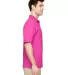 Jerzees 437M Jersey Sport Shirt with SpotShield in Cyber pink side view