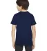 2201 American Apparel Unisex Youth Fine Jersey S/S NAVY back view