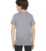 2201 American Apparel Unisex Youth Fine Jersey S/S SLATE back view