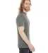 BB401 American Apparel Unisex Poly-Cotton Short Sl Heather Lieutenant side view