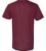 American Apparel TR401 Unisex Tri-Blend Track Tee Tri-Cranberry back view