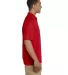 Gildan 3800 Ultra Cotton Pique Knit Sport Shirt in Red side view