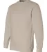 1102 Bayside Fleece Crew Neck Pullover Sand side view
