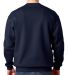 1102 Bayside Fleece Crew Neck Pullover Navy back view