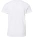 1210 SubliVie Youth Polyester Sublimation T-Shirt WHITE back view