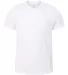 1210 SubliVie Youth Polyester Sublimation T-Shirt WHITE front view
