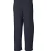 1277 Badger Adult Open-Bottom Fleece Pants Navy back view
