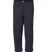 1277 Badger Adult Open-Bottom Fleece Pants Navy front view