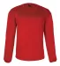 1453 Badger Adult 100% Polyester BT5 Performance P Red front view