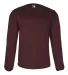 1453 Badger Adult 100% Polyester BT5 Performance P Maroon front view