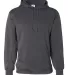 1454 Badger Adult BT5 Fleece Hoodie Graphite front view