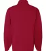 1480 Badger 1/4 Zip Poly Fleece Pullover Red back view