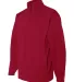 1480 Badger 1/4 Zip Poly Fleece Pullover Red side view