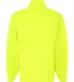 1480 Badger 1/4 Zip Poly Fleece Pullover Safety Yellow back view