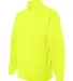 1480 Badger 1/4 Zip Poly Fleece Pullover Safety Yellow side view