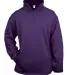 1480 Badger 1/4 Zip Poly Fleece Pullover Purple front view