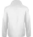 1480 Badger 1/4 Zip Poly Fleece Pullover White back view