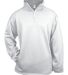 1480 Badger 1/4 Zip Poly Fleece Pullover White