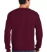 Gildan 1200 DryBlend Crew Neck Sweatshirt in Maroon back view