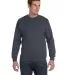 Gildan 1200 DryBlend Crew Neck Sweatshirt in Charcoal front view