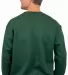 Gildan 1200 DryBlend Crew Neck Sweatshirt in Forest green back view