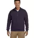 18800 Gildan Adult Heavy BlendVintage 1/4-Zip Cade BLACKBERRY front view