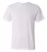 1910 SubliVie Adult Polyester Sublimation T-Shirt White front view