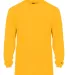 2104 Badger Youth B-Core Long-Sleeve Performance T Gold front view