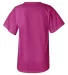 2120 Badger Youth B-Core Performance Tee in Hot pink back view