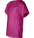 2120 Badger Youth B-Core Performance Tee in Hot pink side view