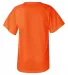 2120 Badger Youth B-Core Performance Tee in Safety orange back view