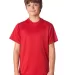 2120 Badger Youth B-Core Performance Tee in Red front view