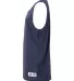 2129 Badger Youth Reverse Tank Navy/ White side view