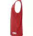 2129 Badger Youth Reverse Tank Red/ White side view