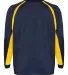 2154 Badger Youth Performance Long-Sleeve Hook Ath Navy/ Gold back view