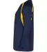 2154 Badger Youth Performance Long-Sleeve Hook Ath Navy/ Gold side view