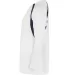 2154 Badger Youth Performance Long-Sleeve Hook Ath White/ Navy side view