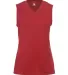2163 Badger B-Core Girls Sleeveless Tee Red front view
