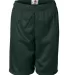 2207 Badger Youth Mesh/Tricot 6-Inch Shorts Forest front view