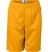 2207 Badger Youth Mesh/Tricot 6-Inch Shorts Gold front view