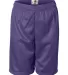 2207 Badger Youth Mesh/Tricot 6-Inch Shorts Purple front view
