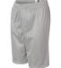 2207 Badger Youth Mesh/Tricot 6-Inch Shorts Silver side view