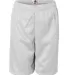 2207 Badger Youth Mesh/Tricot 6-Inch Shorts White front view