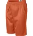 2207 Badger Youth Mesh/Tricot 6-Inch Shorts Burnt Orange side view