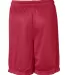 2237 Badger Youth Mini-Mesh Shorts Red back view