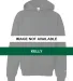 2254 Badger Youth Hooded Sweatshirt Kelly front view