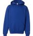 2254 Badger Youth Hooded Sweatshirt in Royal front view