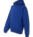 2254 Badger Youth Hooded Sweatshirt in Royal side view
