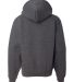 2254 Badger Youth Hooded Sweatshirt in Charcoal back view